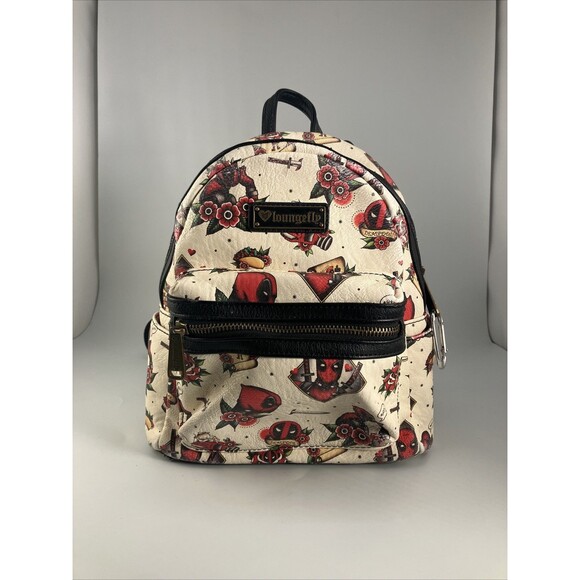 deadpool mini backpacks Loungefly Marvel 3 Backpack : Clothing, Shoes & Jewelry a silicone zipper charm The Loungefly Marvel Metallic Wolverine
